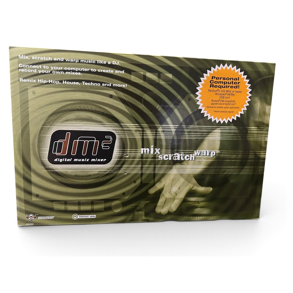 2001 Mixman DM2 Digital Music Mixer – New Old Stock (Sealed Box) Vintage